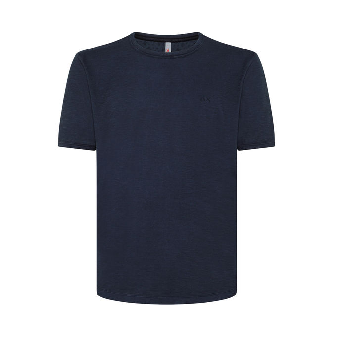 TSHIRT ROUND BOTTOM Uomo Navy Blue