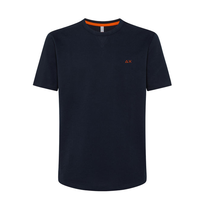 TSHIRT SOLID Uomo Navy Blue