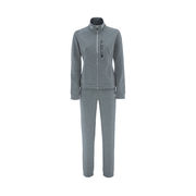 TUTA COMPLETA CON LOGO IN COTONE Donna Med Grey Melange TUTA COMPLETA CON LOGO IN COTONE Donna Med Grey Melange