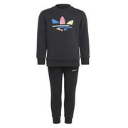 TUTA INTERA CON LOGO TREFOIL MULTICOLOR Bambina Nero TUTA INTERA CON LOGO TREFOIL MULTICOLOR Bambina Nero