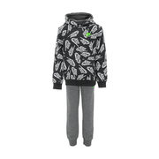 TUTA INTERA FELPA CON CAPPUCCIO E JOGGER Bambino Carbon Heather TUTA INTERA FELPA CON CAPPUCCIO E JOGGER Bambino Carbon Heather