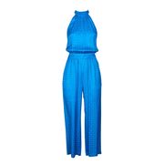 TUTA SPENTO IN JACQUARD GEOMETRICO Donna Blu imperiale TUTA SPENTO IN JACQUARD GEOMETRICO Donna Blu imperiale
