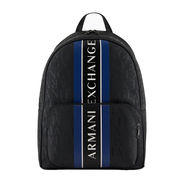 ZAINO CON LETTERING ALL OVER E BANDANA BICOLORE LOGATA Uomo Nero Ultra Marino ZAINO CON LETTERING ALL OVER E BANDANA BICOLORE LOGATA Uomo Nero Ultra Marino