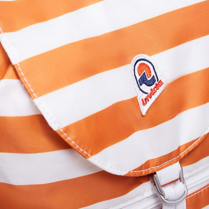 ZAINO MINISAC PACKABLE 711 ARANCIO BIANCO