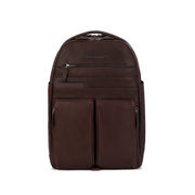 ZAINO PORTA PC 15.6 " IN PELLE Unisex Testa Di Moro ZAINO PORTA PC 15.6 " IN PELLE Unisex Testa Di Moro