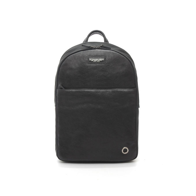 ZAINO ROUND STEEL RIVET Unisex Nero