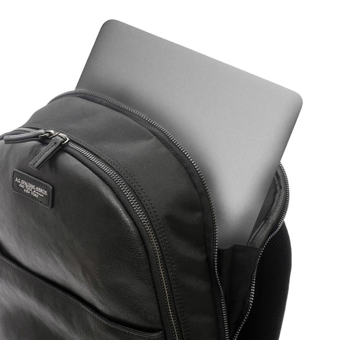 ZAINO ROUND STEEL RIVET Unisex Nero