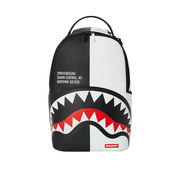 ZAINO SHARK CENTRAL 2.0 SPLIT BLACK WHITE Unisex Bianco Nero ZAINO SHARK CENTRAL 2.0 SPLIT BLACK WHITE Unisex Bianco Nero
