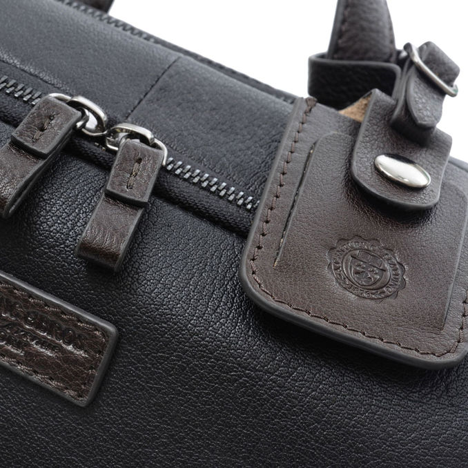 ZAINO SQUARE RAG COLLECTION Unisex Nero